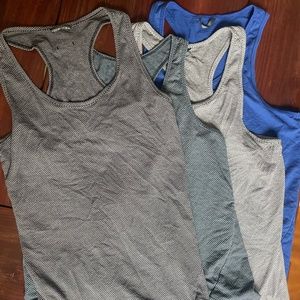 Oiselle Flyout Racerback tank size 8, lot of 4